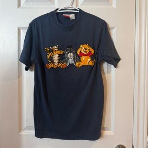 Vintage Winnie the Pooh Shirt Eeyore Tigger 1990s Made in USA Small